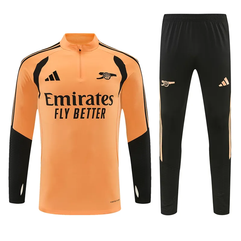 26-27 Arsenal Mens Kit Football Aldult Training Long Sleeve Suit Yupoo 5 3