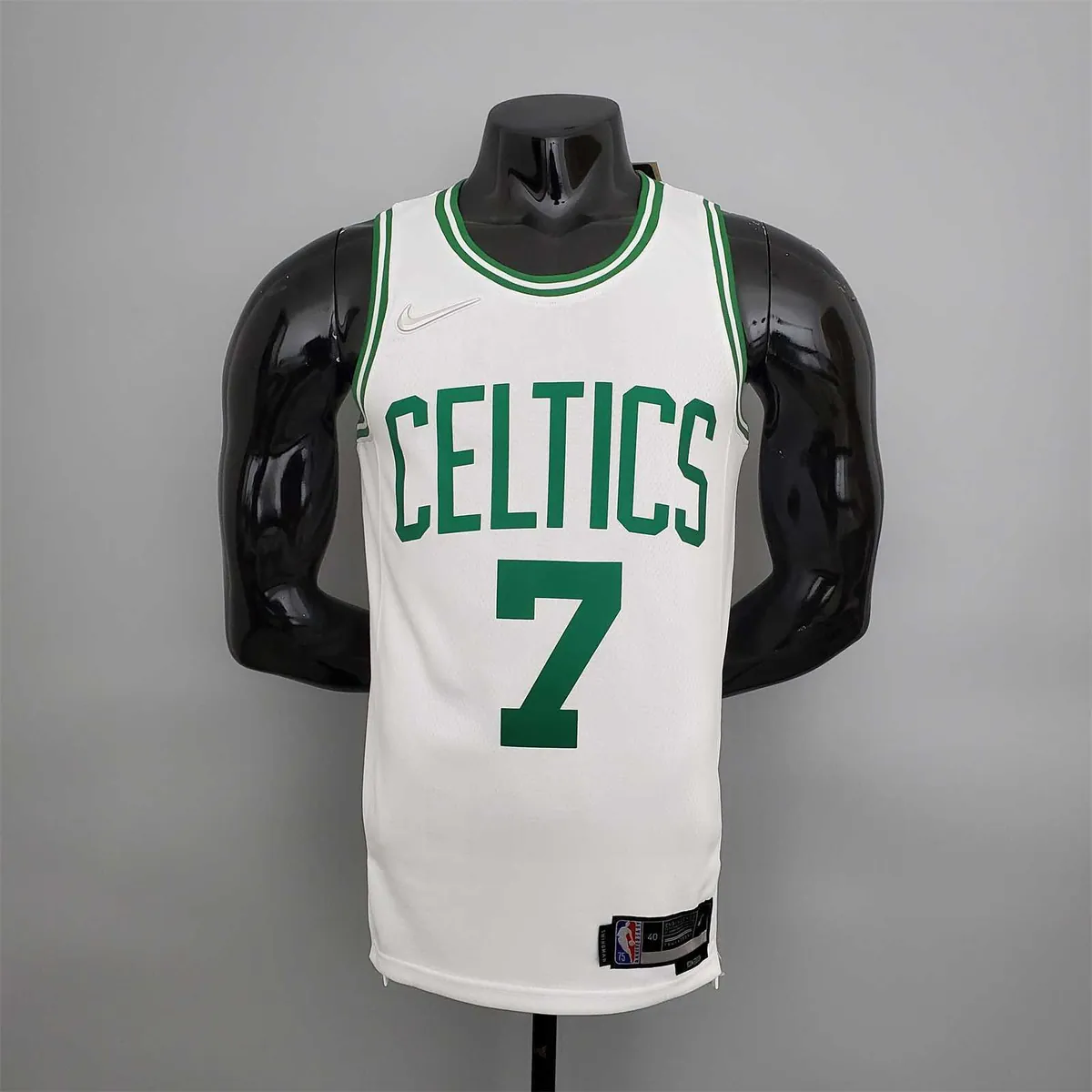 75th Anniversary Brown #7 Celtics White 7