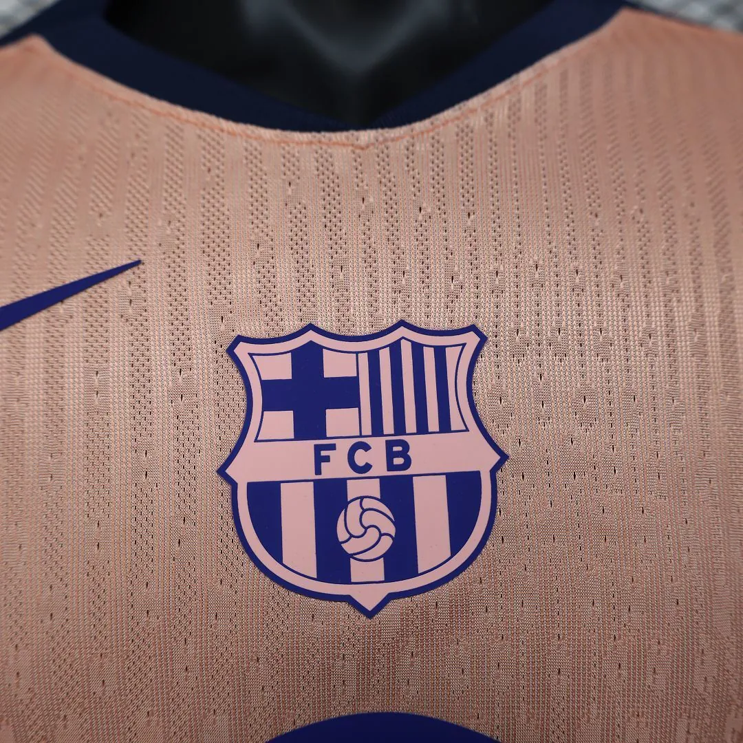 25-26 Barcelona 125th Anniversary Gold Special Edition Player Version Shirt AAAAJersey Wholesal 8