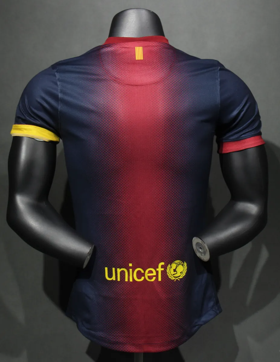 12-13 Barcelona Home Retro Kit Vintage Player Version Sino Shirt AAAAJersey Dropship Yupoo 7