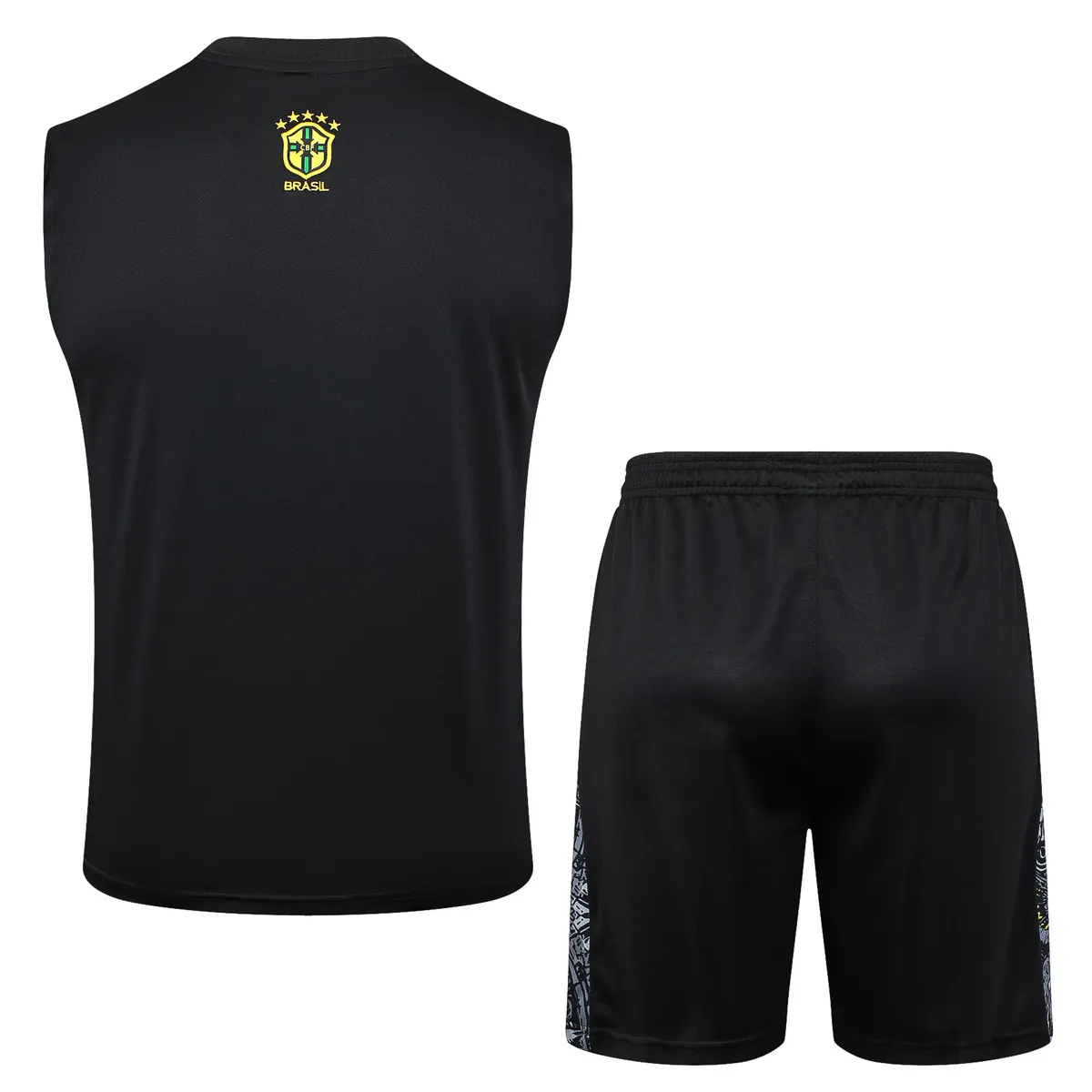 2024 Brazil Christ the Redeemer Grey Vest Kit Soccer AAAAJersey Yupoo 3