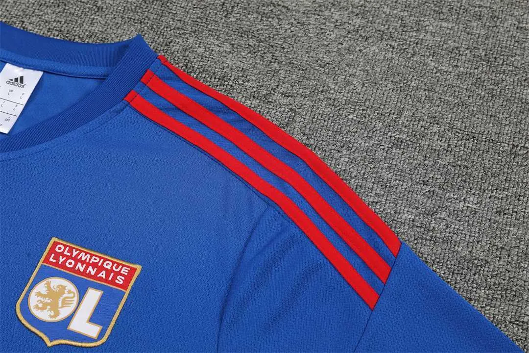 22-23 Lyon Training Suit Short Sleeve Kit Blue 2
