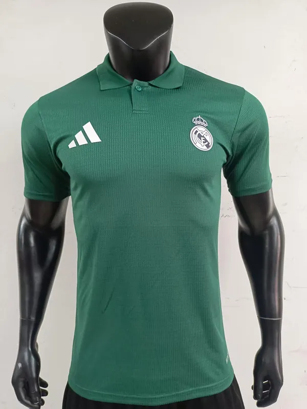 25-26 Real Madrid Green Polo Kit Player Version Soccer AAAAJersey Yupoo S-2XL 5