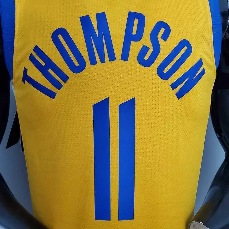 New THOMPSON#11 Golden State Warriors yellow 5