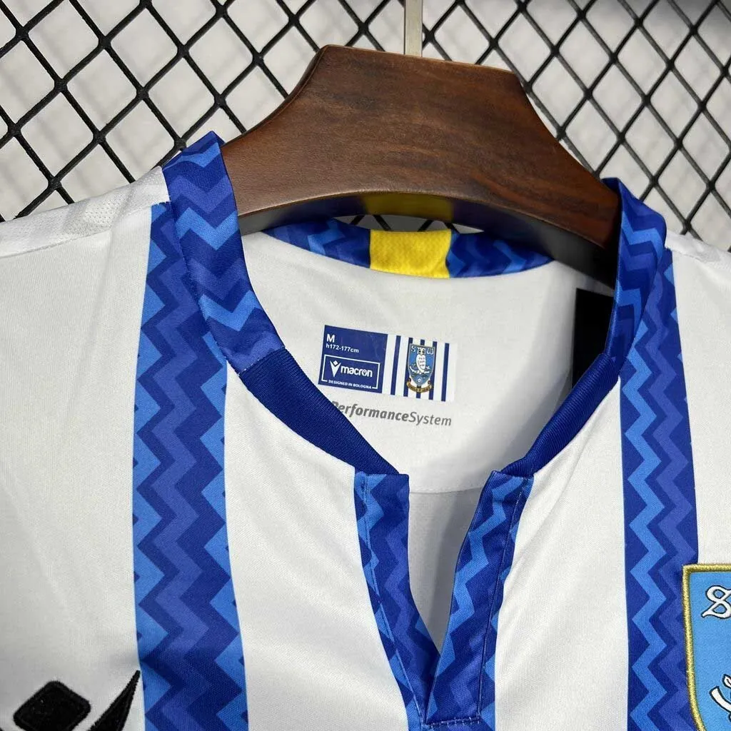 24-25 Sheffield Wednesday Home Kit Soccer Uniform Sport AAAAJersey Yupoo 1