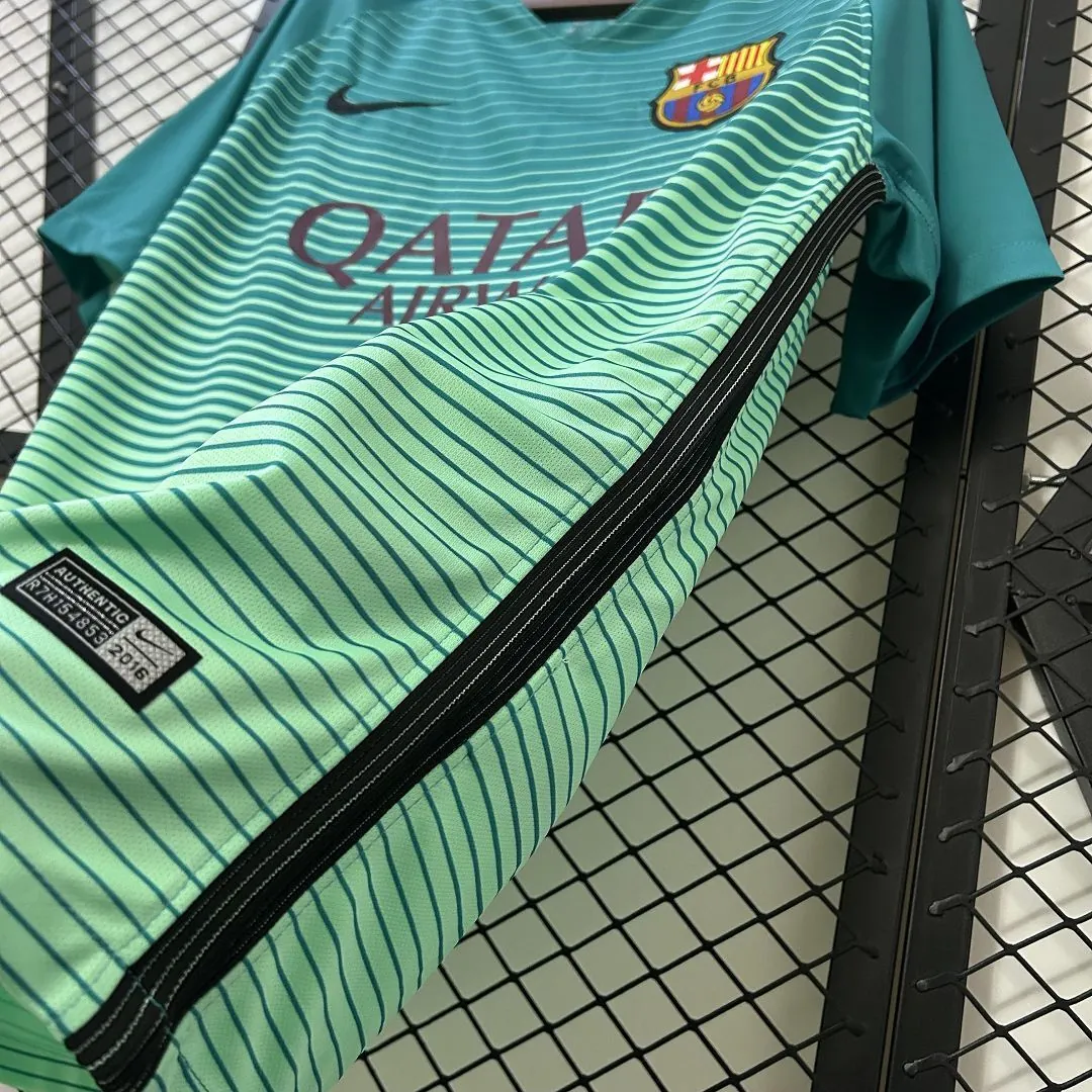 16-17 Barcelona Third Retro Kit Vintage Shirt AAAAJersey Dropship Yupoo 6
