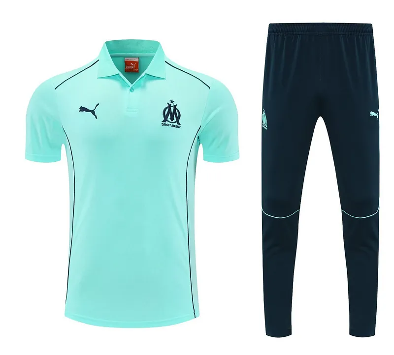 25-26 Marseille Training POLO Kit Soccer AAAAJersey Yupoo S-2XL-1 3