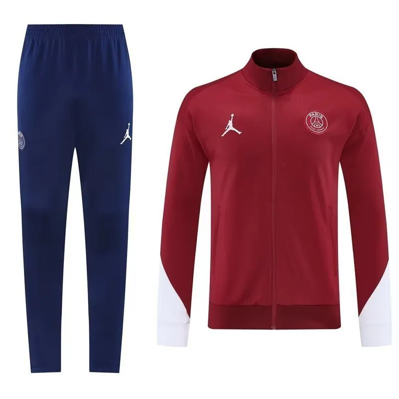 25-26 PSG Long Sleeve Red Training Kit Soccer AAAAJersey Yupoo S-2XL 3