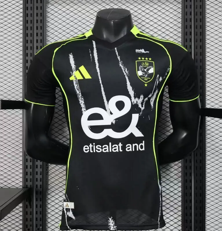 25-26 El Ahly Away Kit Player Version Football T-Shirt Soccer Sportswear AAAAJersey Supplier Yu 2