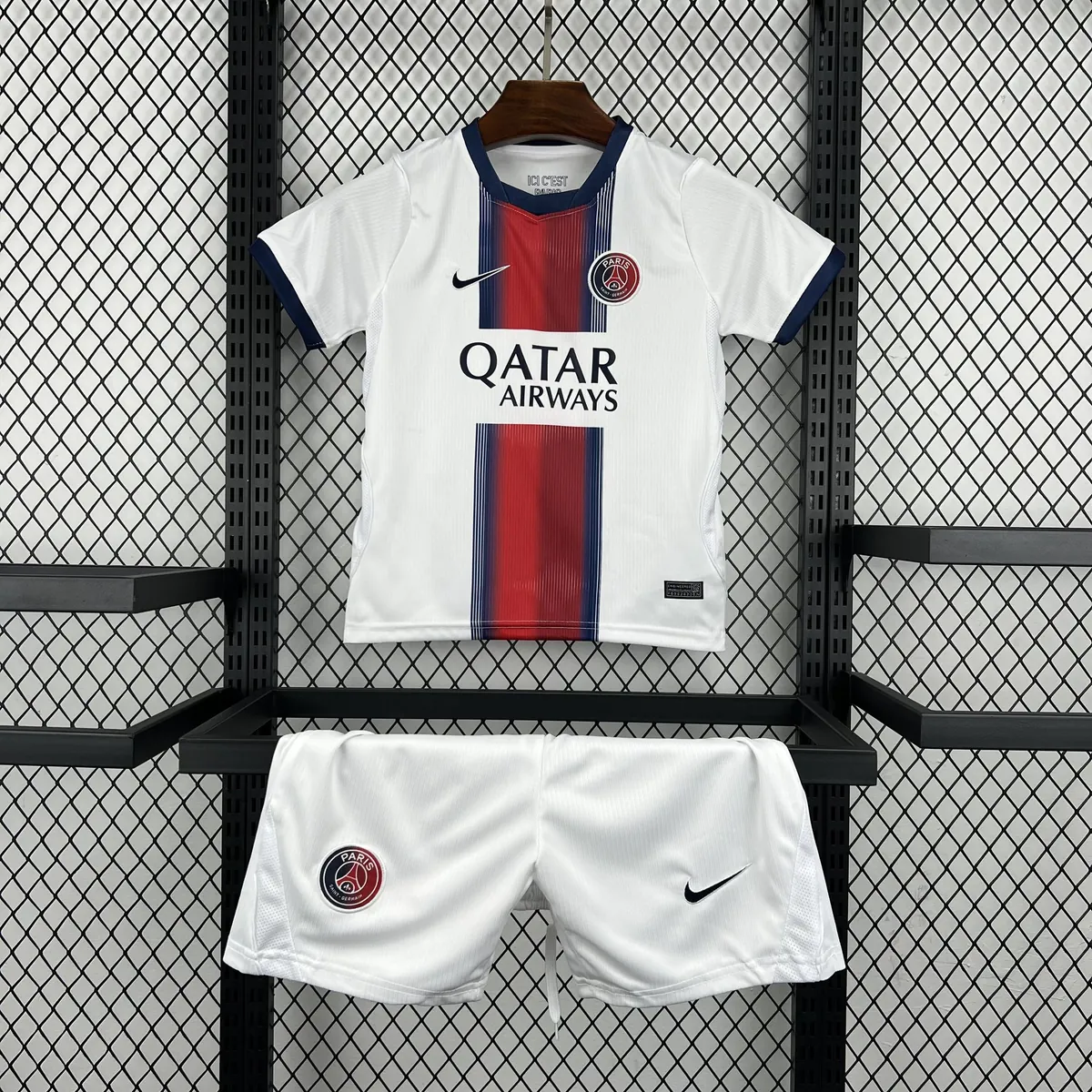 26-27 PSG Away Kid Kits Youth Football Apparels AAAAJersey Supply Yupoo 6 2