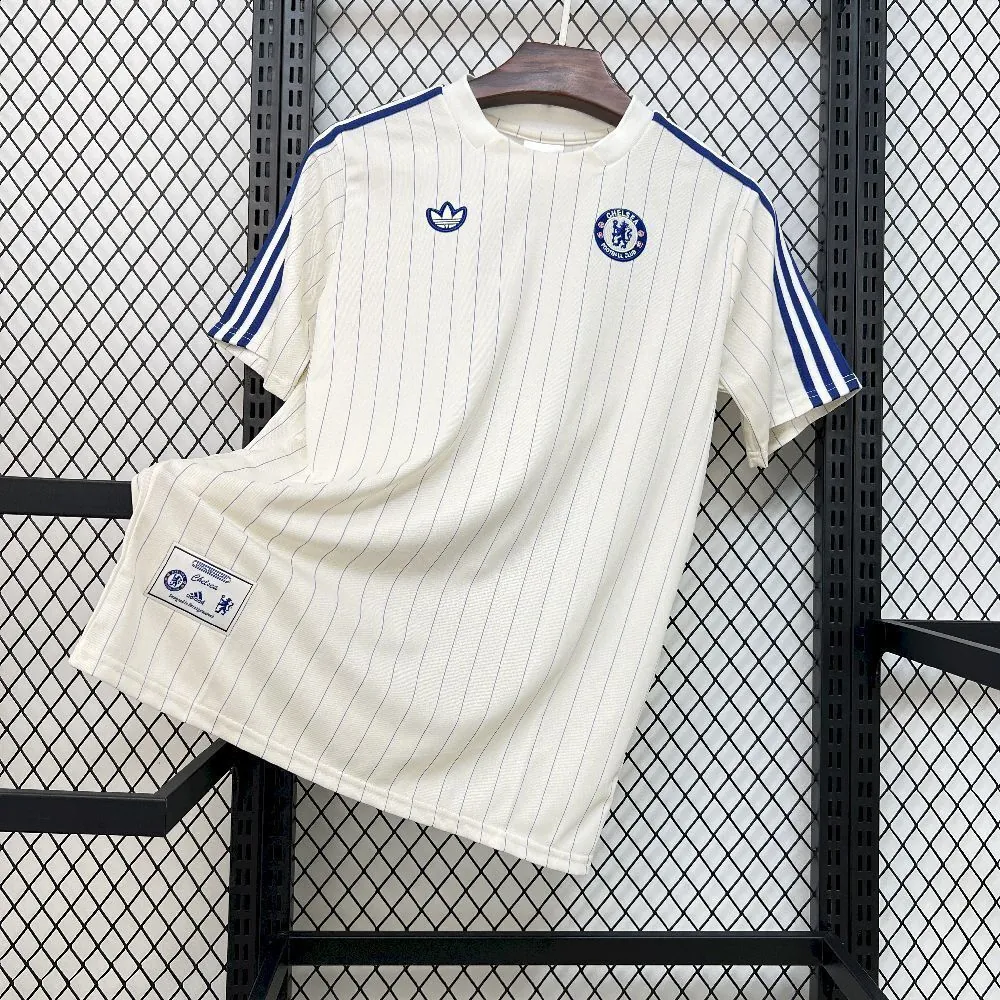 25-26 Chelsea White Retro Style Football Shirt Apparels AAAAJersey Wholesale Yupoo 12