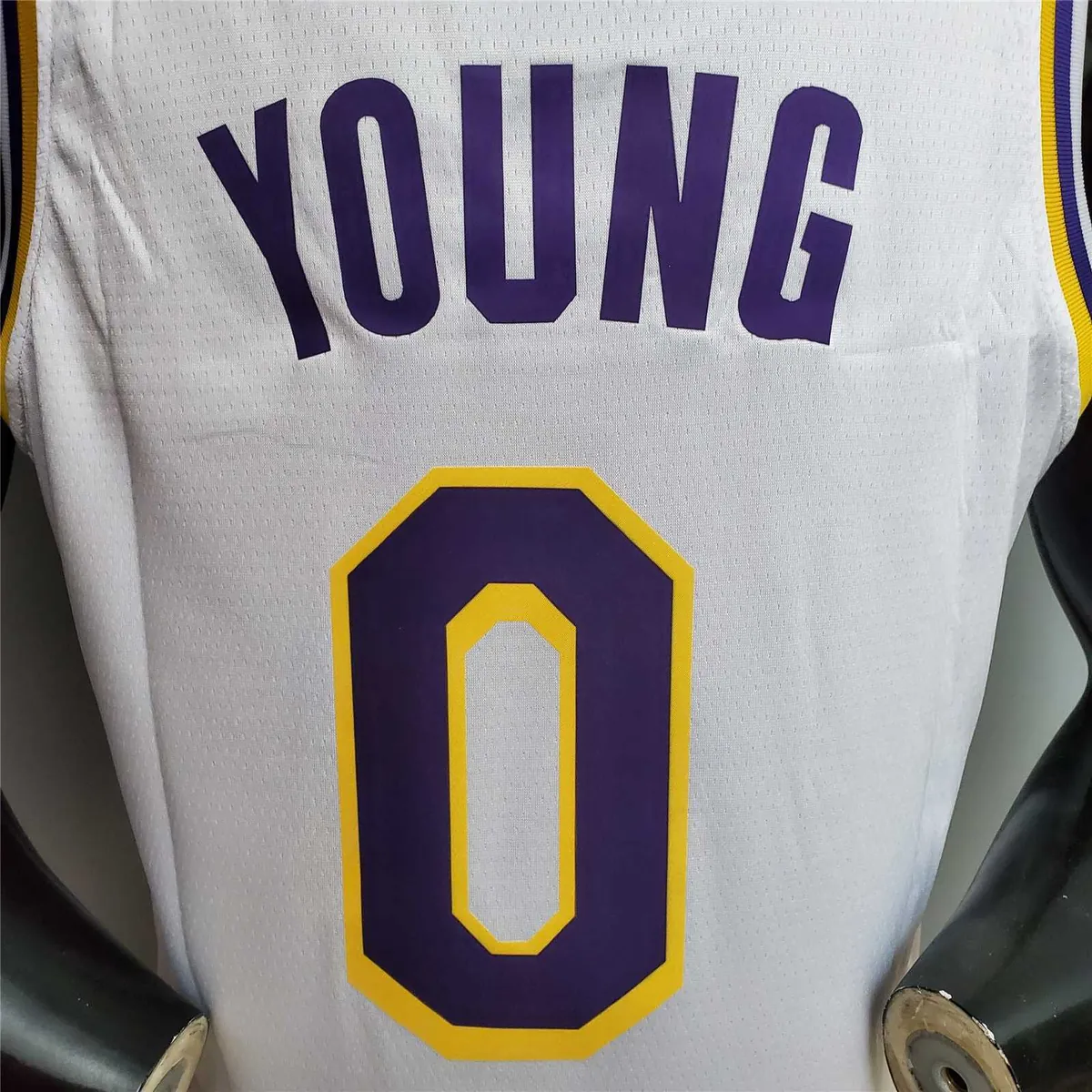 YOUNG #0 Lakers white 6