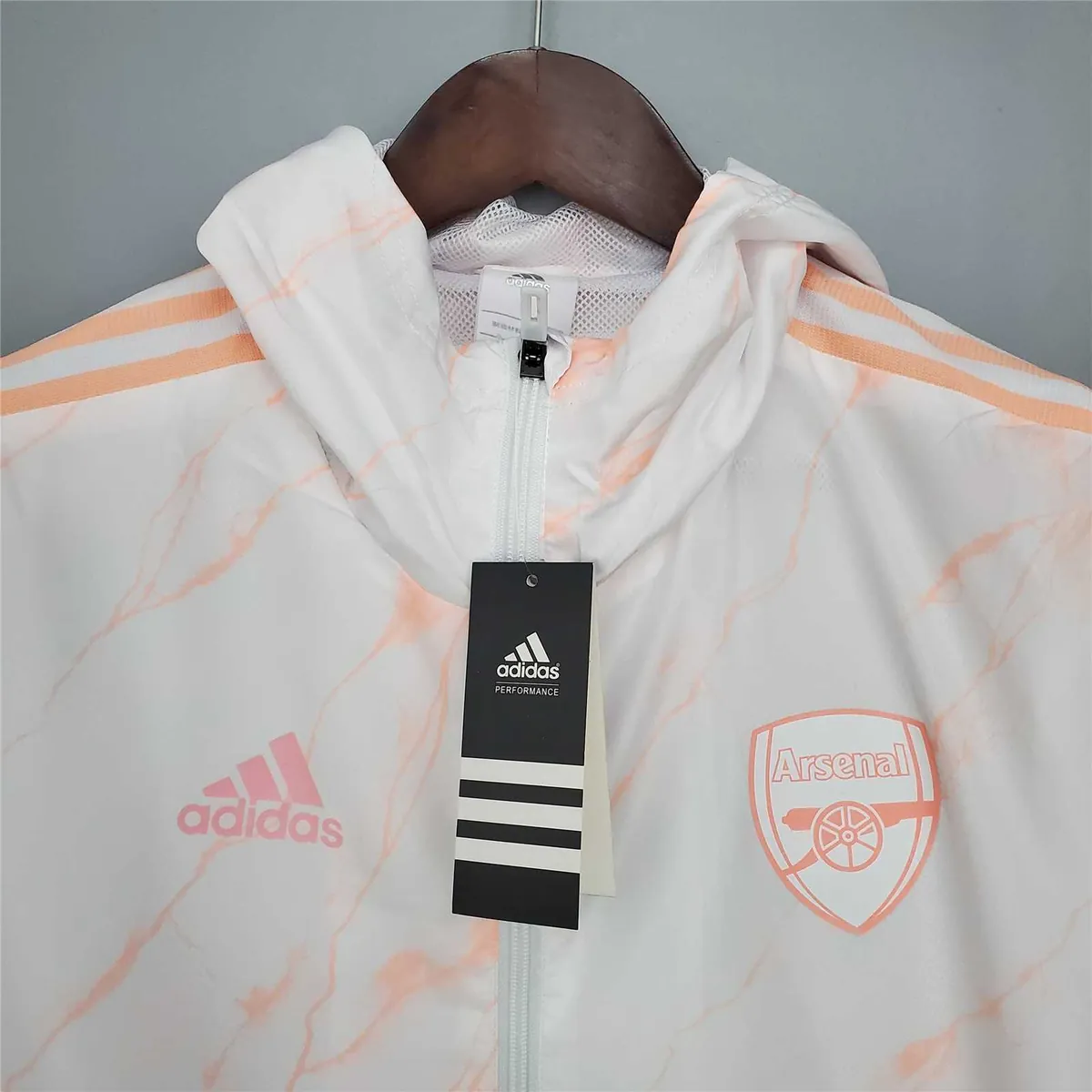 21-22 Arsenal White Windbreaker 6