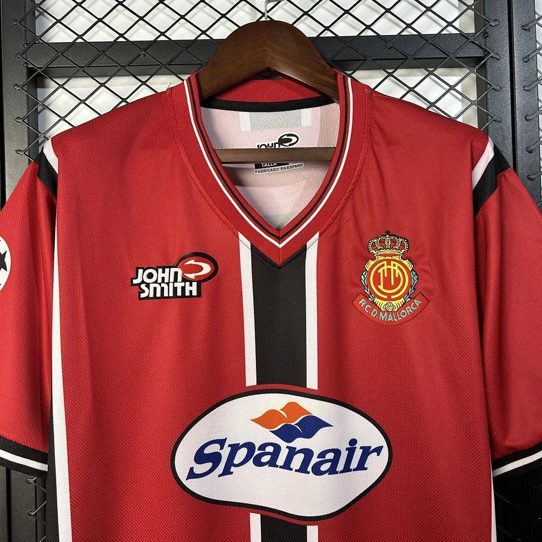 01-02 Mallorca Home Retro Kit Vintage Shirt Soccer AAAAJersey Yupoo 6