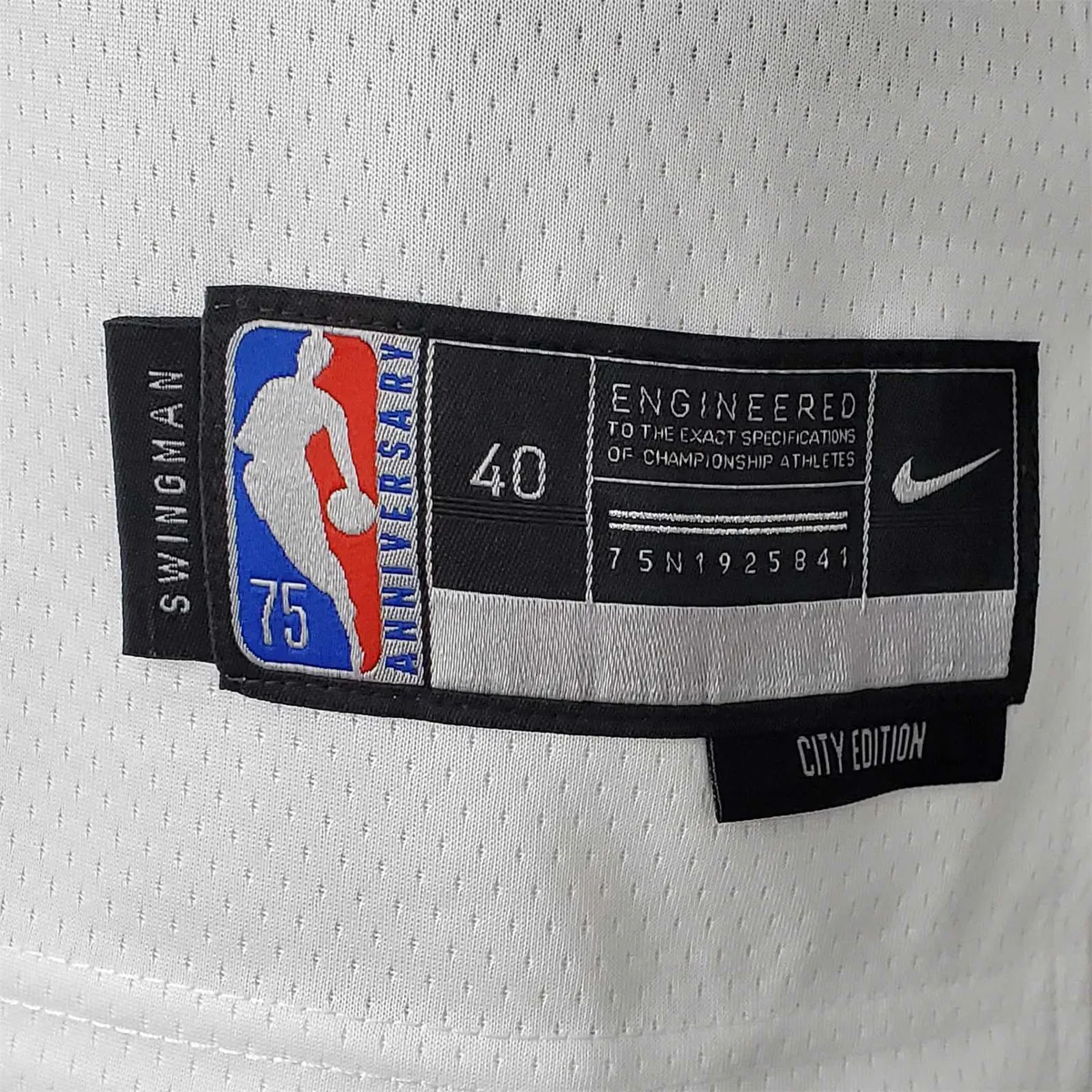 75th Anniversary 2202 Season Oklahoma City Thunder PAUL#3 City Edition White NBA Jersey 4