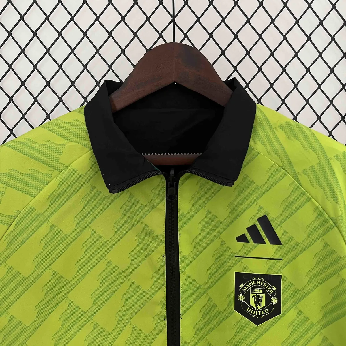 2024 Manchester United Trench Coat Reversible Windbreaker Double-Sides Jacket 6