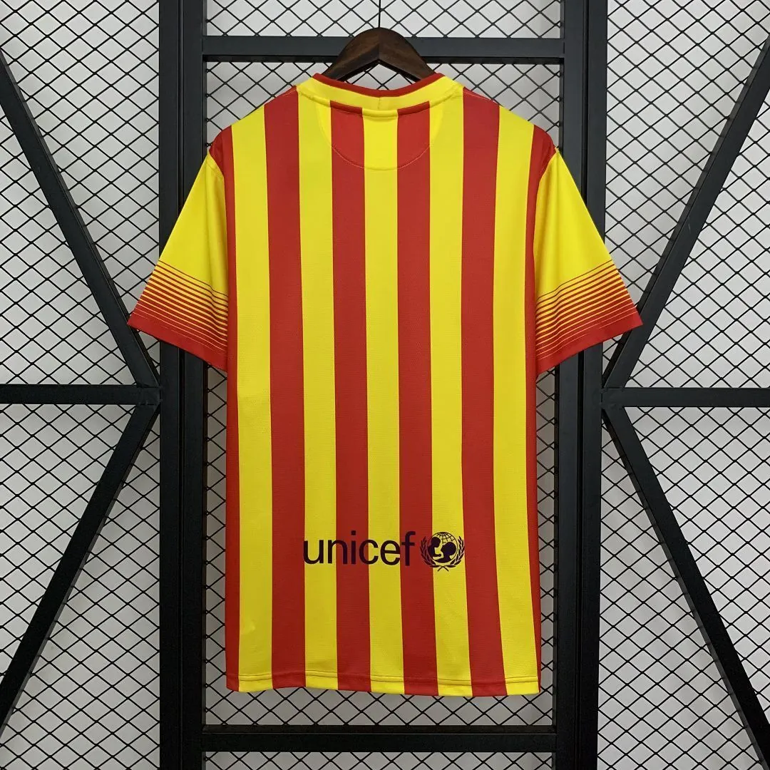 13-14 Barcelona Away Retro Kit Vintage Shirt AAAAJersey Wholesale Yupoo 2