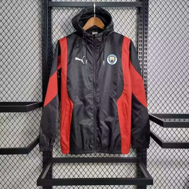 Windbreaker Manchester City Black S-XXL Cheap Soccer Jerseys 2