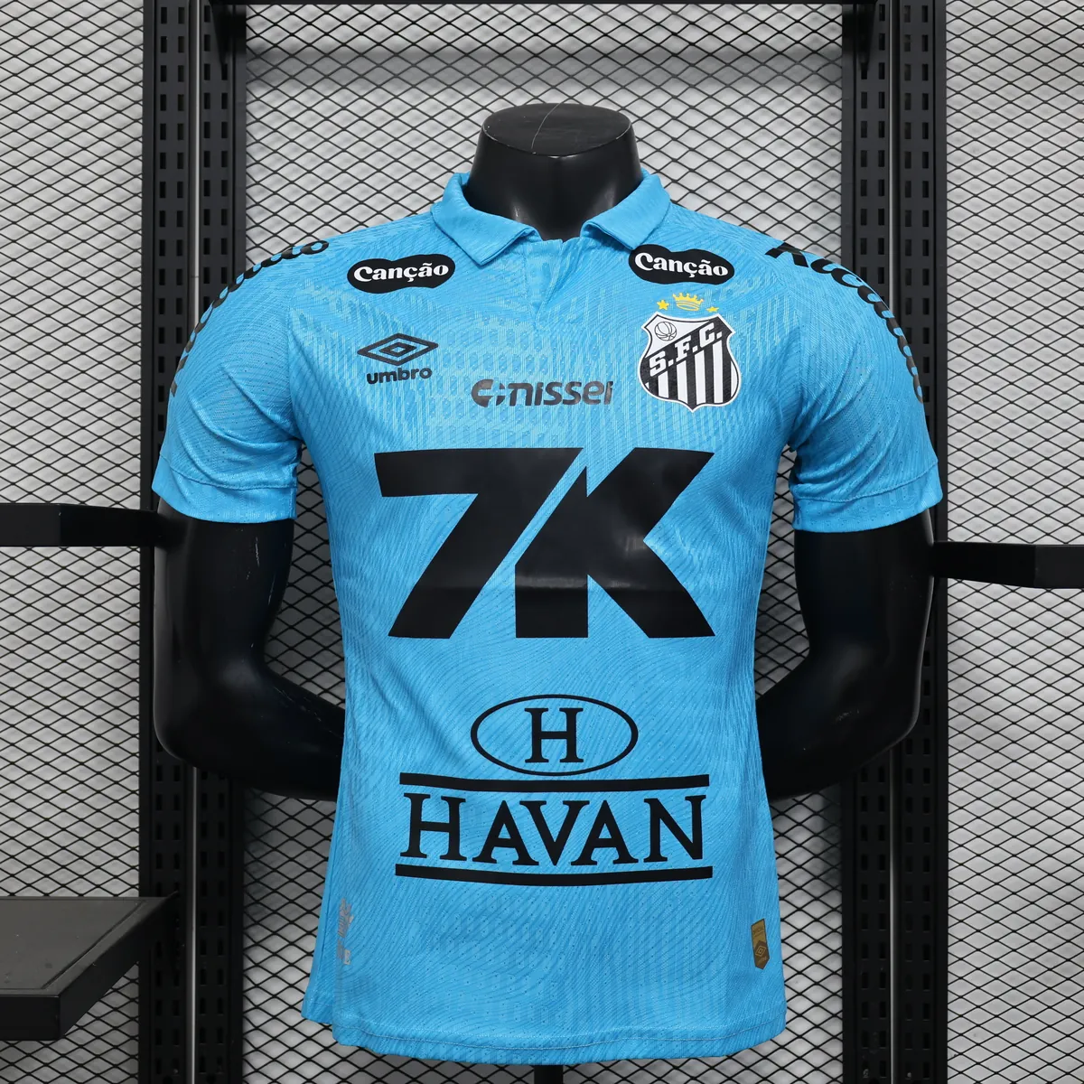 25-26 Santos FC Competition Training Blue Player Version Kit AAAAJersey Supply Yupoo 10