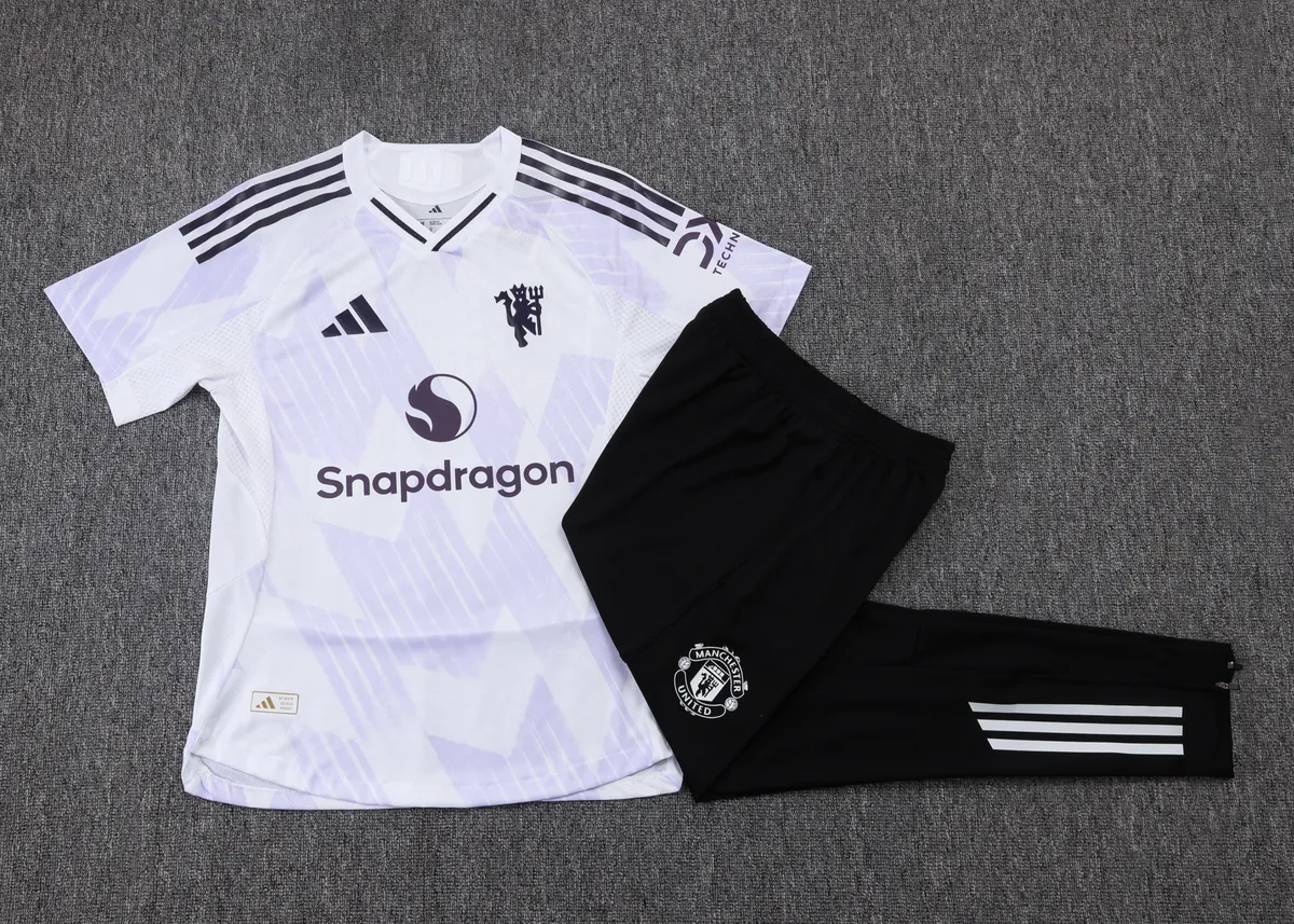 25-26 Manchester United Away Player Version Training Kits Football Tracksuits 1