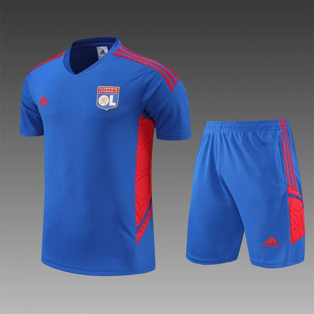 22-23 Lyon Training Suit Short Sleeve Kit Blue 20