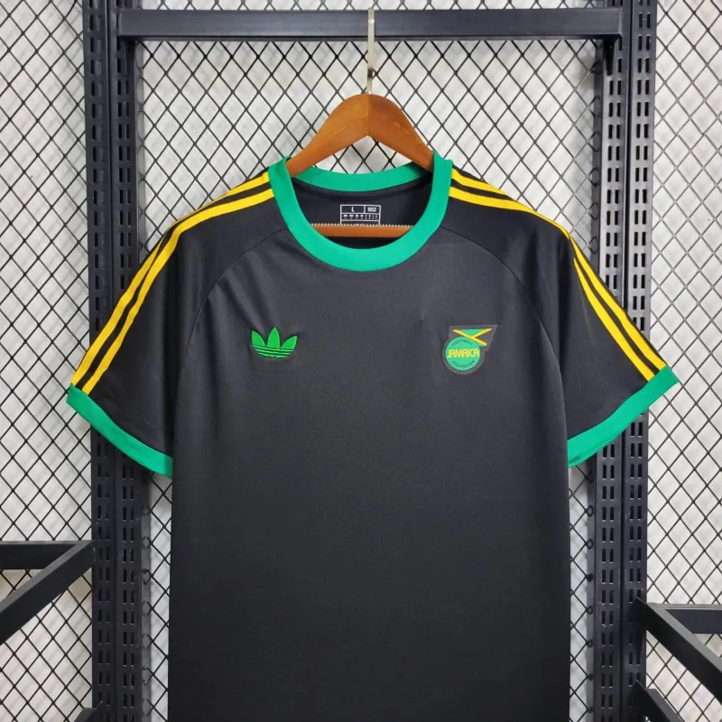2024 Jamaica Training Kit Black Shirt Best Jerseys Yupoo 1