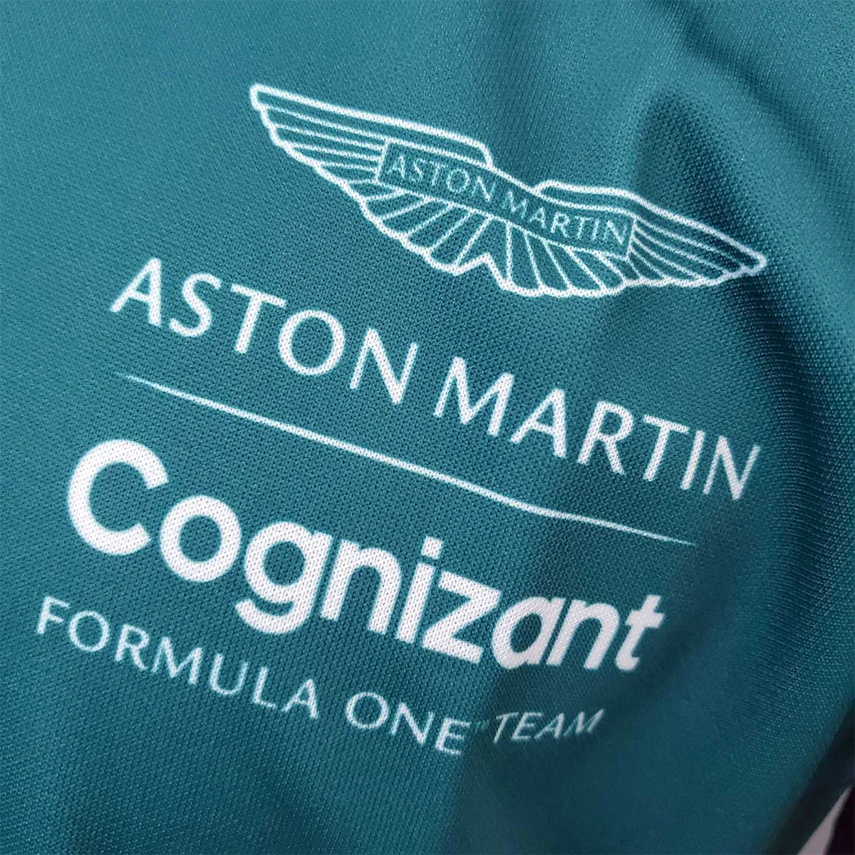 F1 2021 traffic jam; Aston FI Formula One stadium service Aston Martin 5