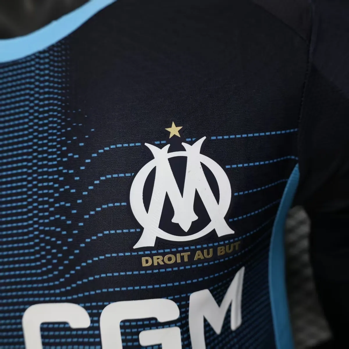 25-26 Marseille Away Black Player Version Kit Football T-Shirt AAAAJersey Supply Yupoo 3