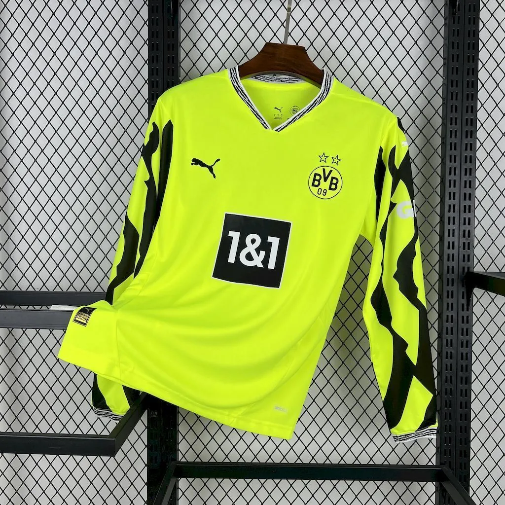 25-26 Dortmund Collaboration Green Long Sleeve Special Edition Shirt AAAAJersey Supply Yupoo 5