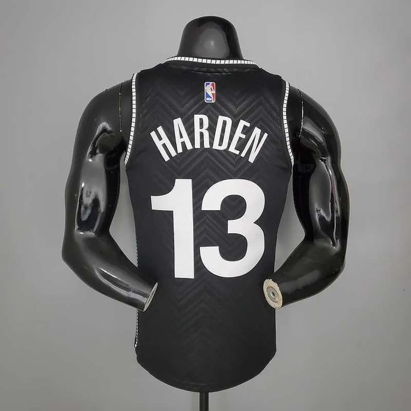 2021 Harden#13 Brooklyn Nets Bonus Edition Black 2
