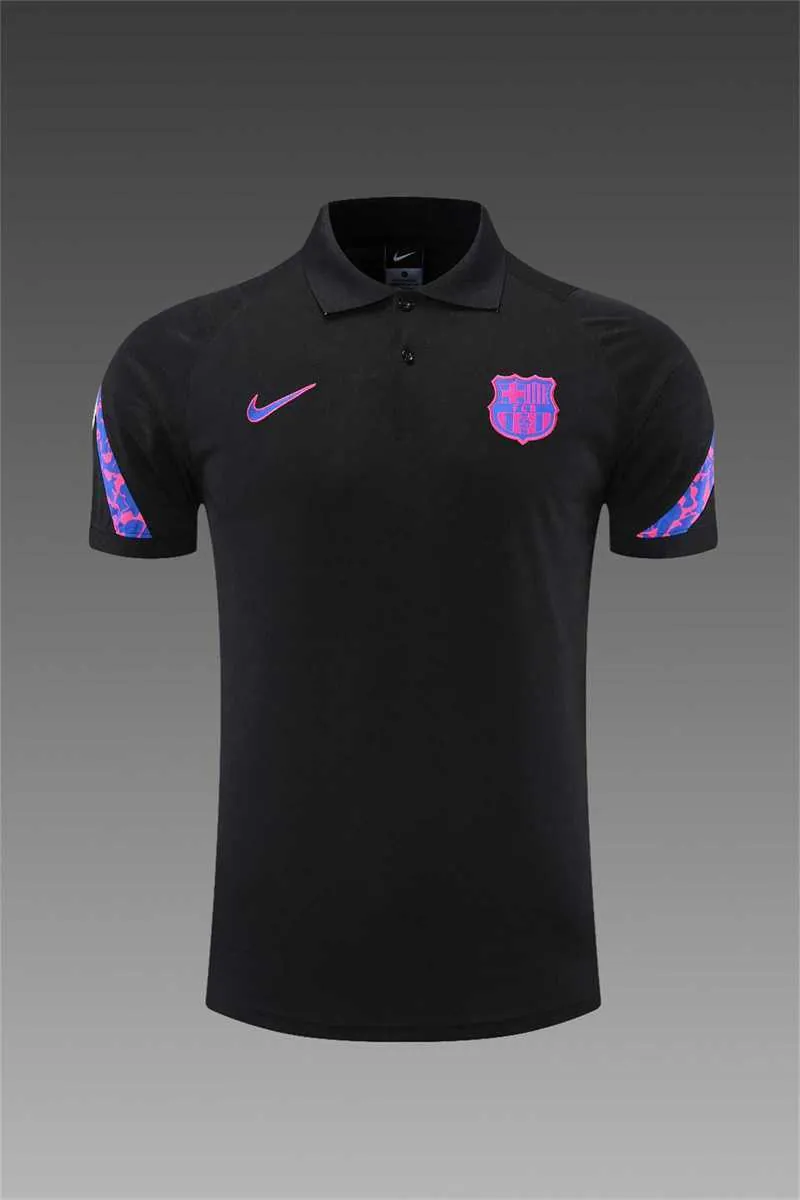 Barcelona Polo black purple-logo 18
