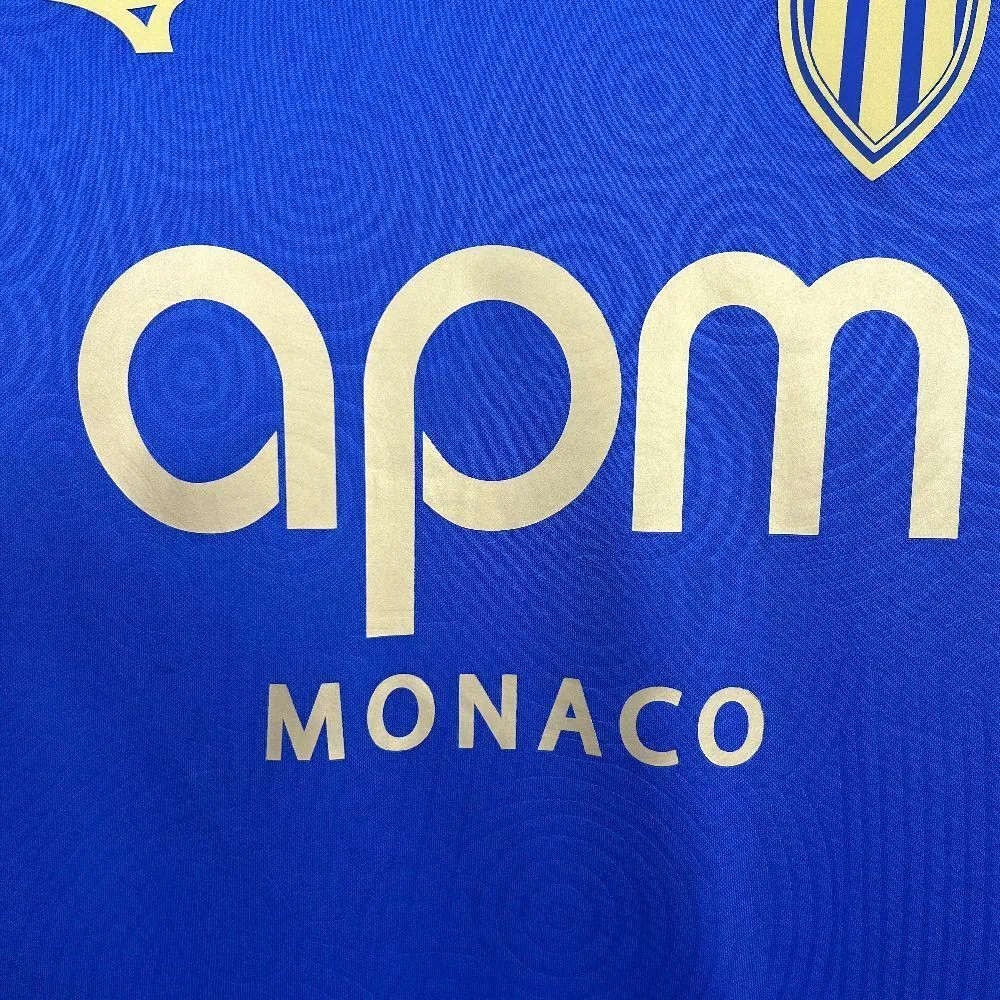 25-26 Monaco Away Kit Blue Shirt Football Apparels ete Sino AAAAJersey Supplier Yupoo 1