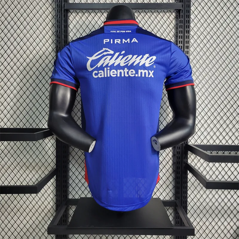 23-24 Cruz Azul Home Blue Kit Player Version Shirt Football Shirts Yupoo 7