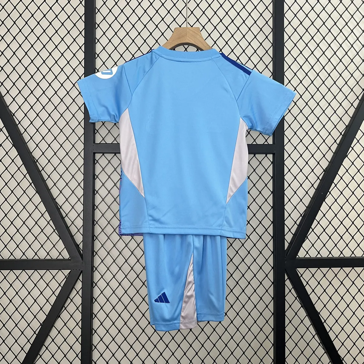 24-25 Real Madrid Goalkeeper Kid Kits Blue Youth Apparels AAAAJersey Supplier Yupoo 7