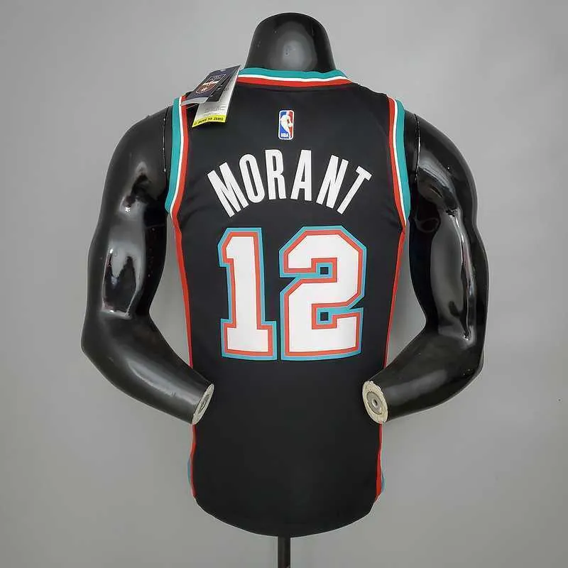 MORANT#12 Grizzlies Retro Black 6