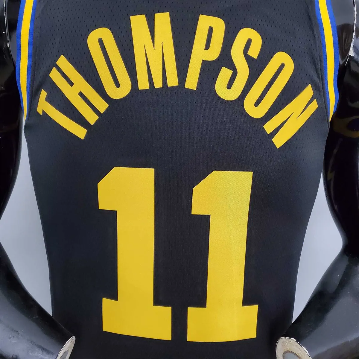 2022 75th Anniversary Thompson #11 Warriors City Edition Black 2