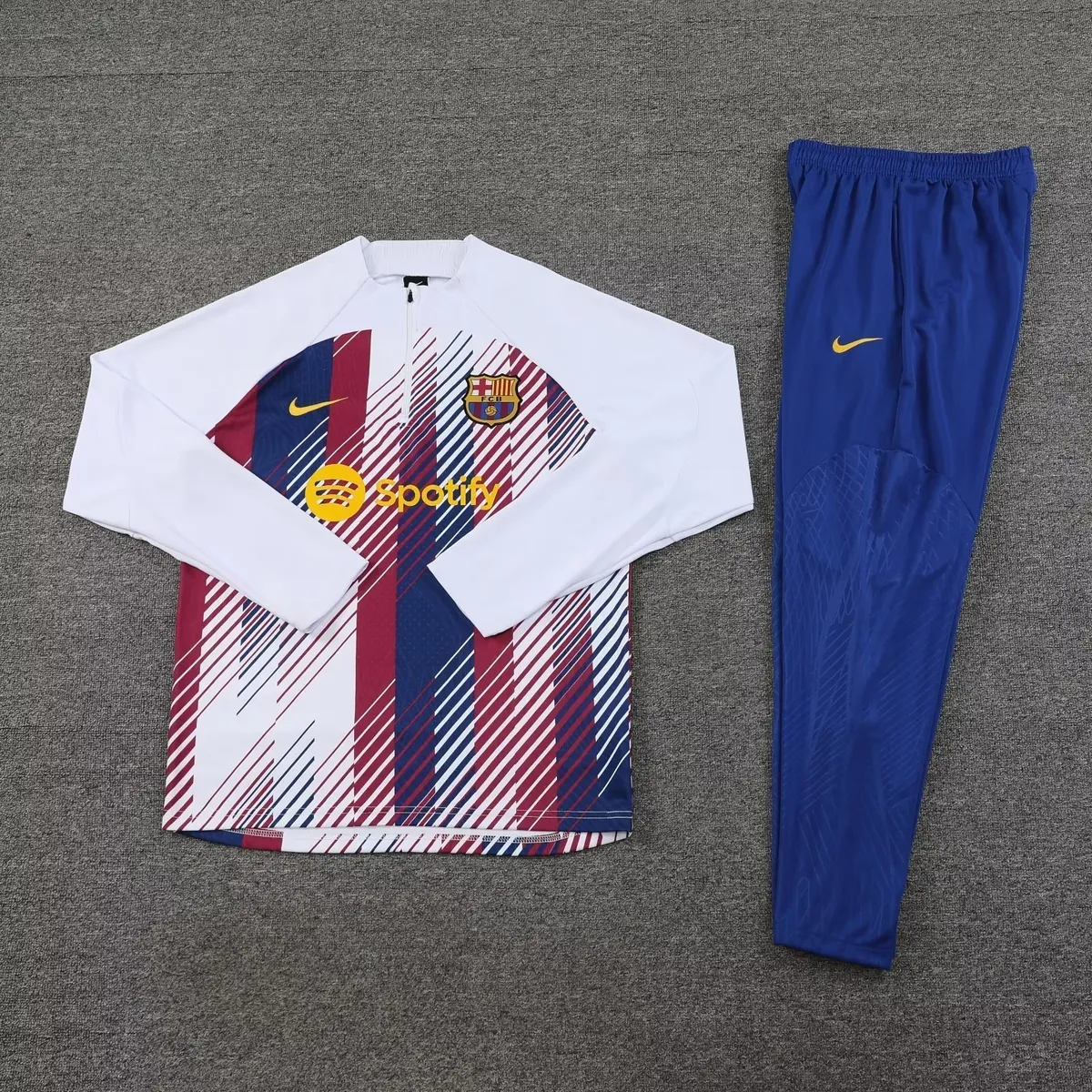 23-24 Barcelona Long Sleeve Training Suit Yupoo 1