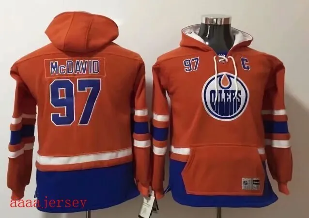 Edmonton Oilers kids hoodie ice hockey jersey SM-LXL 埃德蒙顿油人队童装帽衫冰球服 3