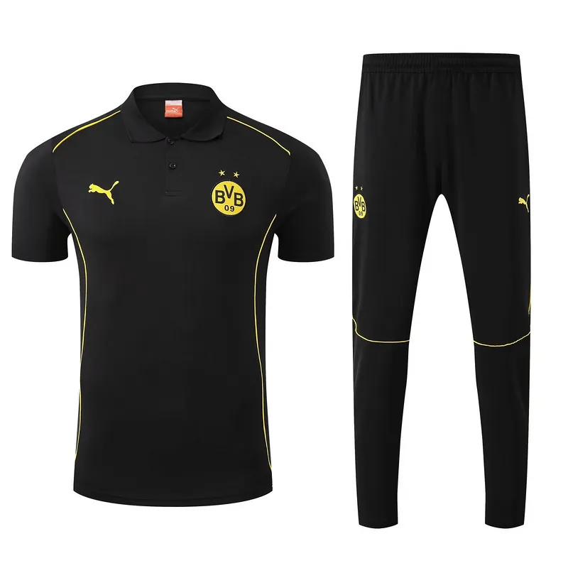 25-26 Dortmund Training Black POLO Kit Soccer AAAAJersey Yupoo S-2XL 3