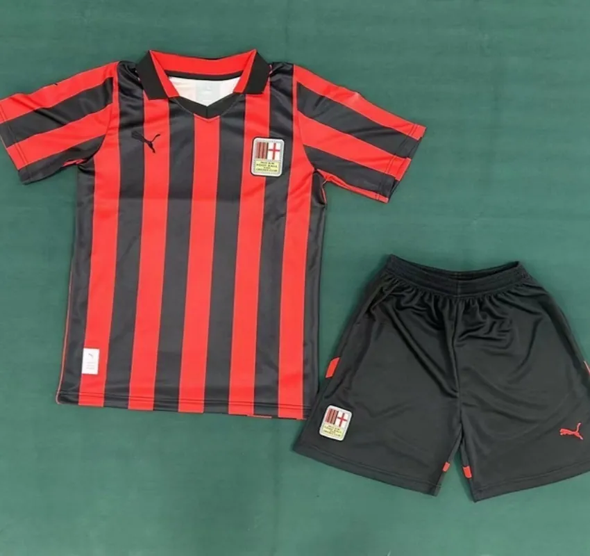 24-25 AC Milan 125th Anniversary Kid Kits Youth Apparels Soccer AAAAJersey Yupoo 2