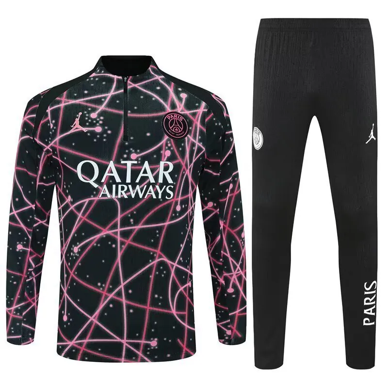 25-26 Paris Training Long Sleeve Kit Soccer Suit AAAAJersey Yupoo 3