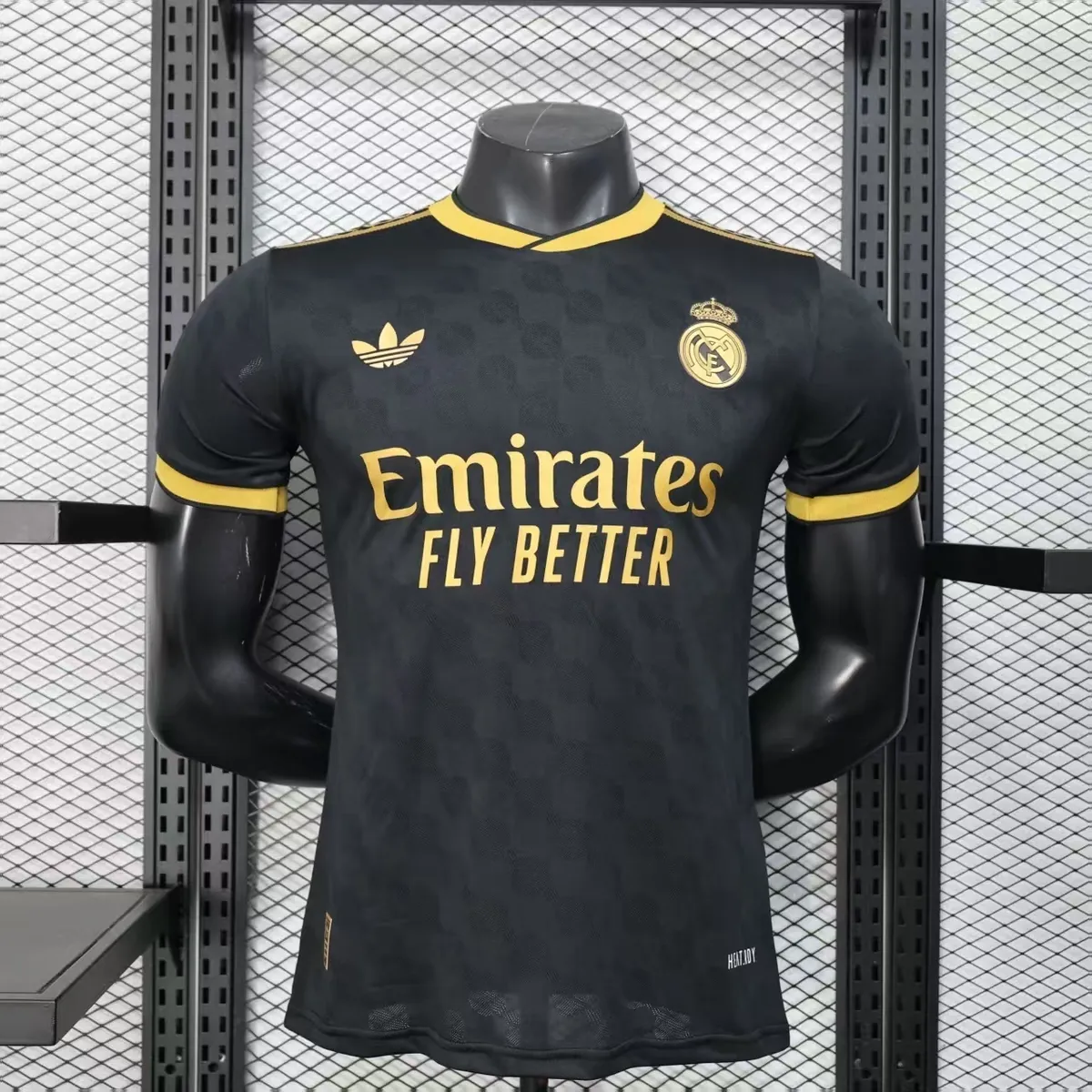 25-26 Real Madrid Black Special Edition Kit Player Version Summer breathab AAAAJersey Supplier 5
