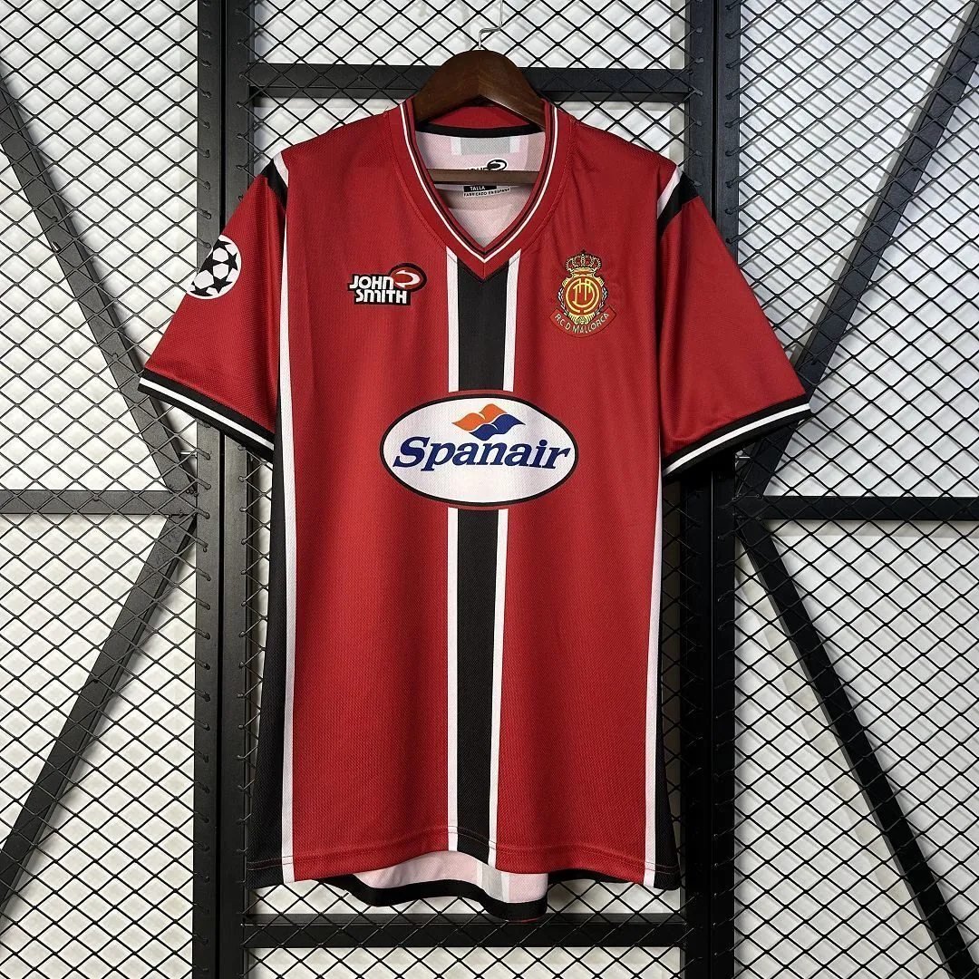 01-02 Mallorca Home Retro Kit Vintage Shirt Soccer AAAAJersey Yupoo 8