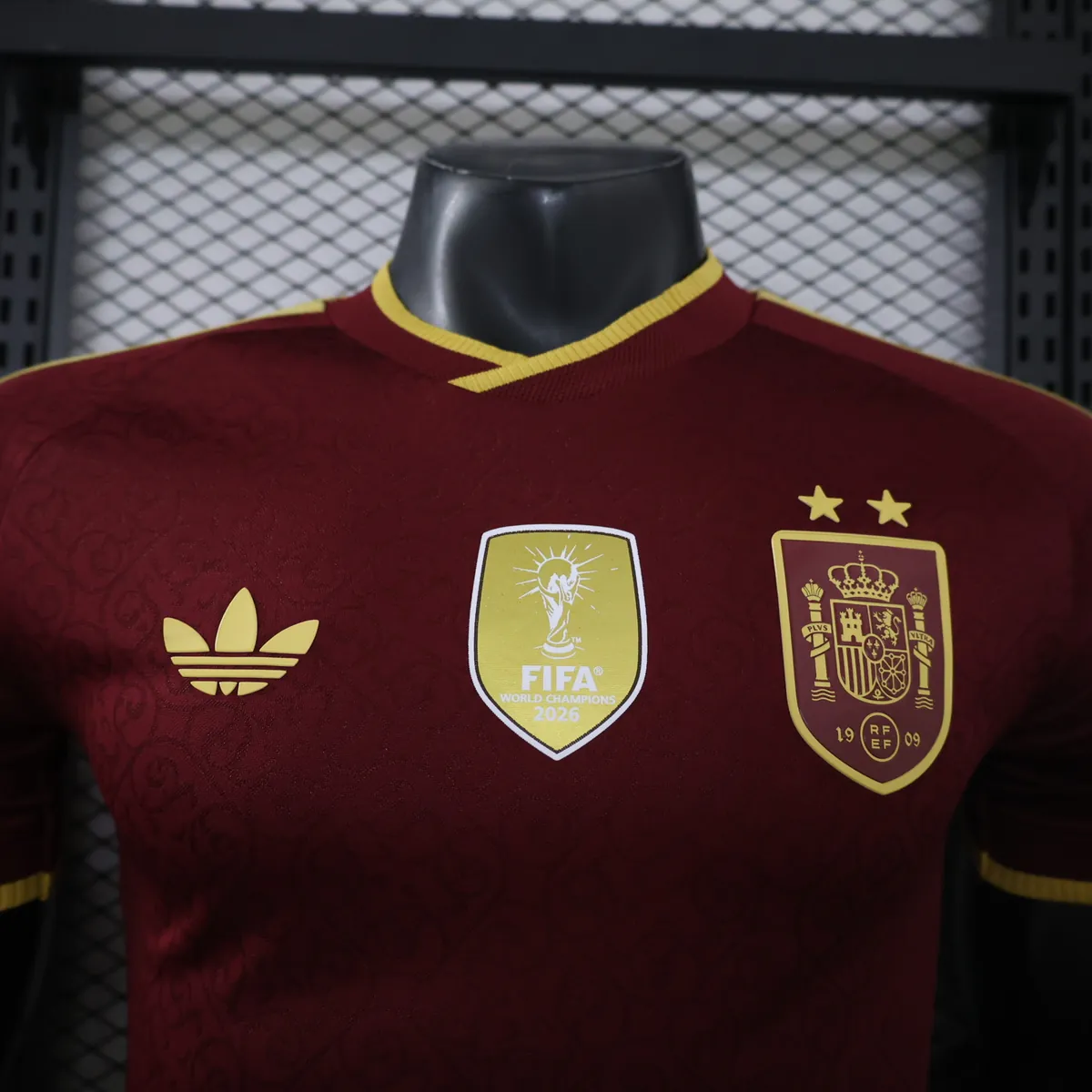 World Cup FIFA 2026 Spain Mens Third Kit Football Player Version T-Shirt AAAAJersey Supply Yupoo 8 4