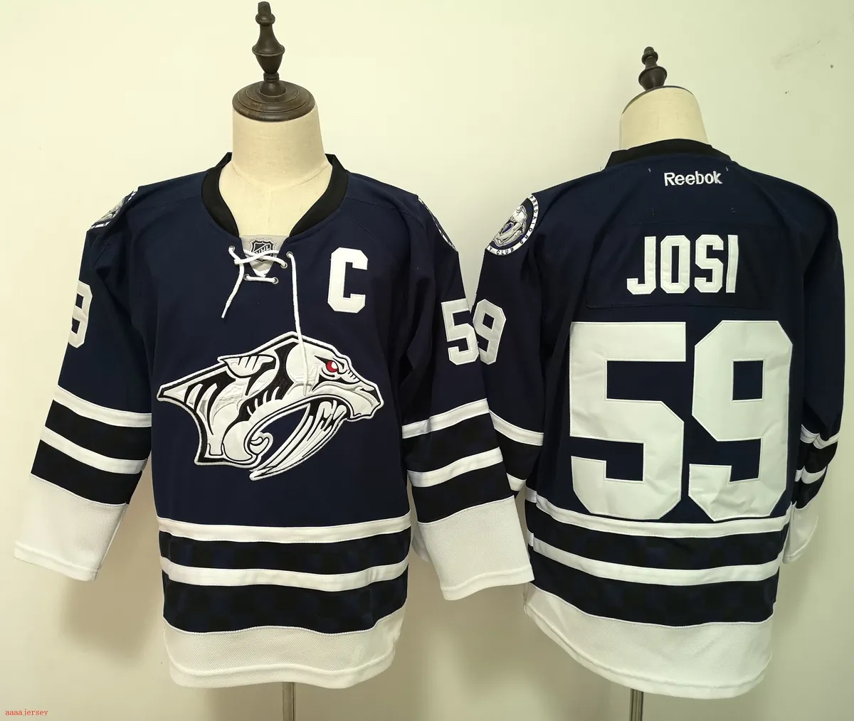Nashville Predators ice hockey jersey M-3XL 纳什维尔掠夺者冰球服 1