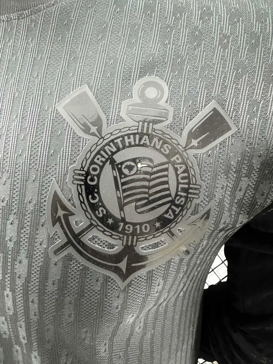 24-25 Corinthians Away Long Sleeve Kit Player Version Shirt Best Wholesale Yupoo 2