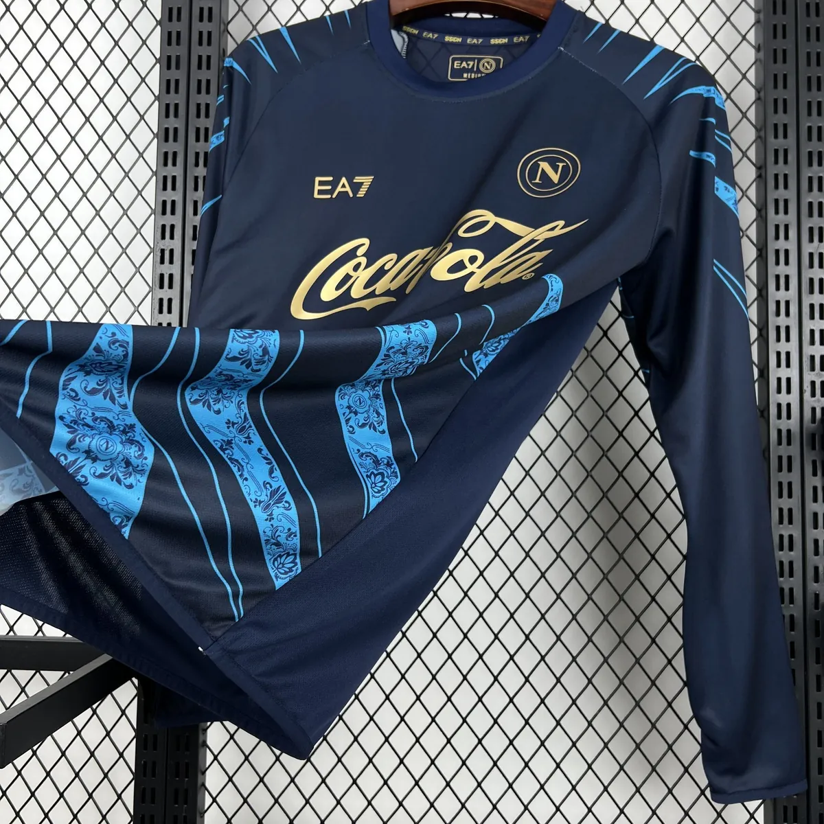 26-27 Napoli Pre-match Kit Soccer Long Sleeve T-Shirt AAAAJersey Supply Yupoo 4