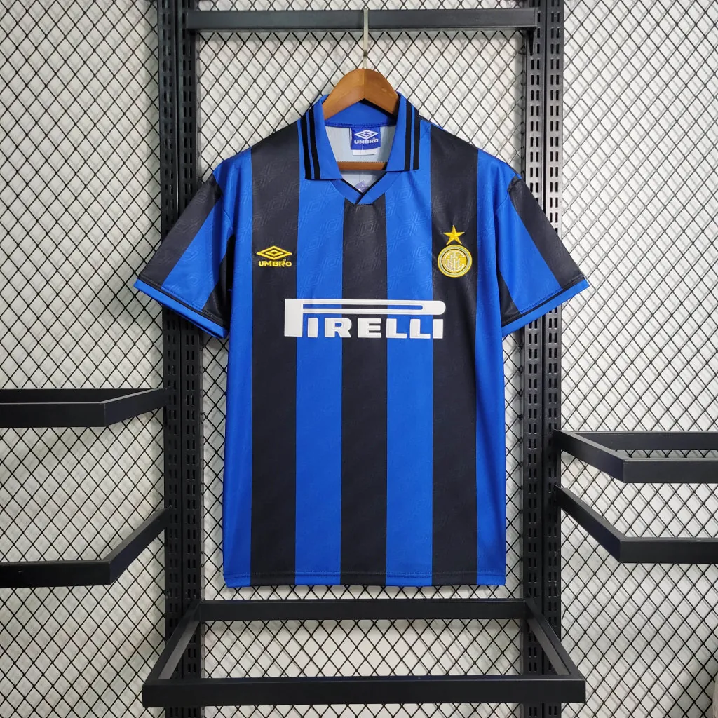 95-96 Retro Inter Milan Home S-XXL Cheap Soccer Jerseys 6