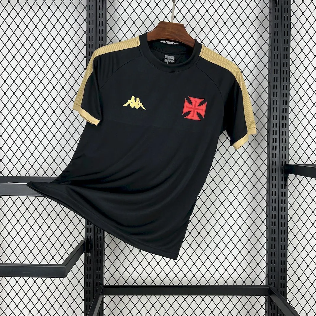 25-26 Vasco da Gama Gold CRVG Black Shirt Soccer Uniform AAAAJersey Yupoo 6