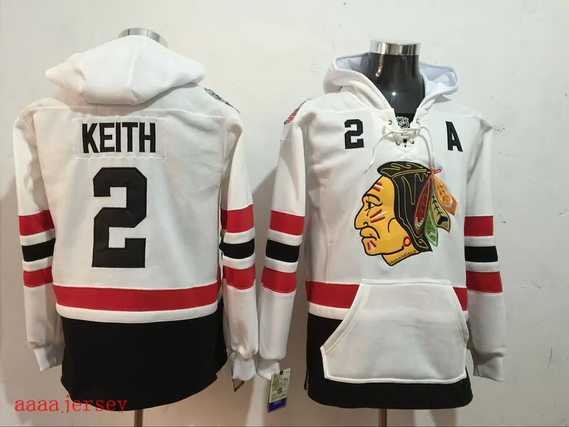 Chicago Blackhawks hoodie ice hockey jersey M-3XL 芝加哥黑鹰队带帽衫冰球服 3